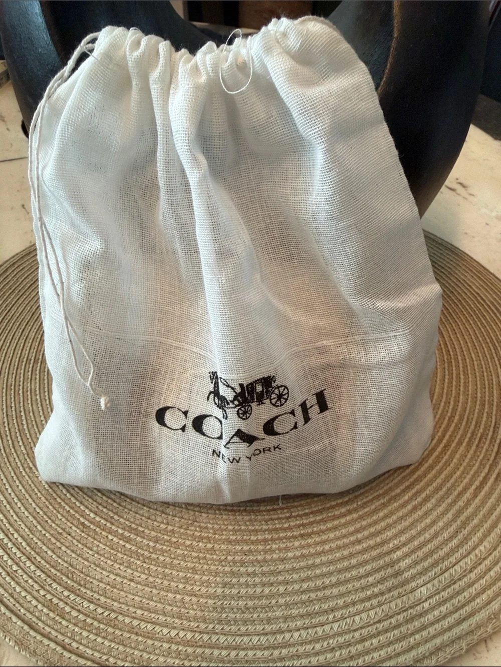 Coach Vintage Bleeker Signature Canvas Wallet with Tattersall Lining SoHo Buckle